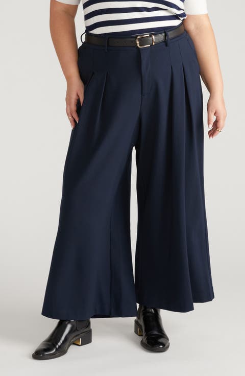 Palais Ponte Wide Leg Pants (Plus)