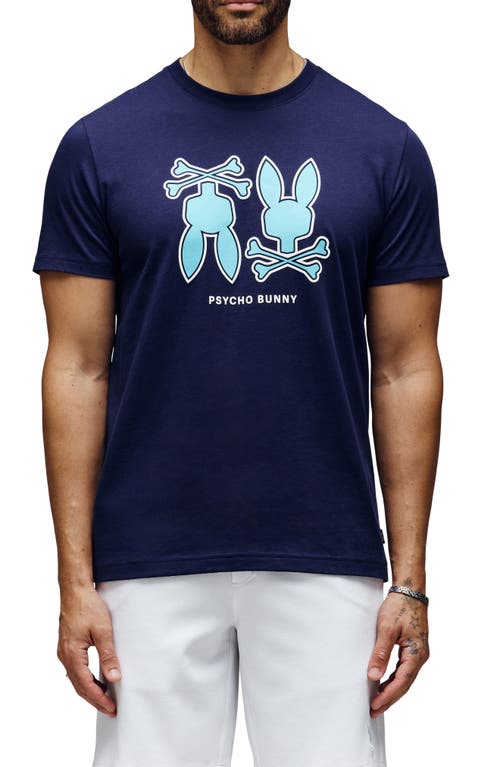 Psycho Bunny Dawson Logo Graphic Tee