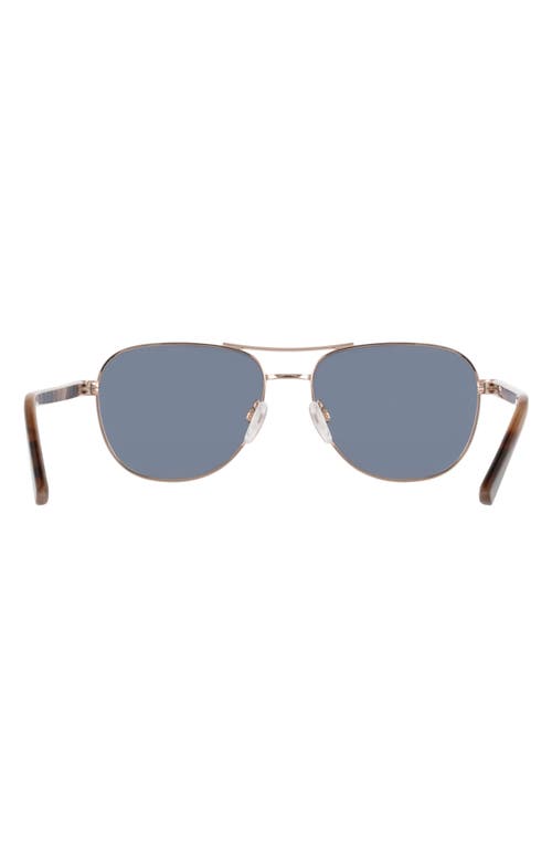 Cole Haan 55mm Aviator Sunglasses In Metallic