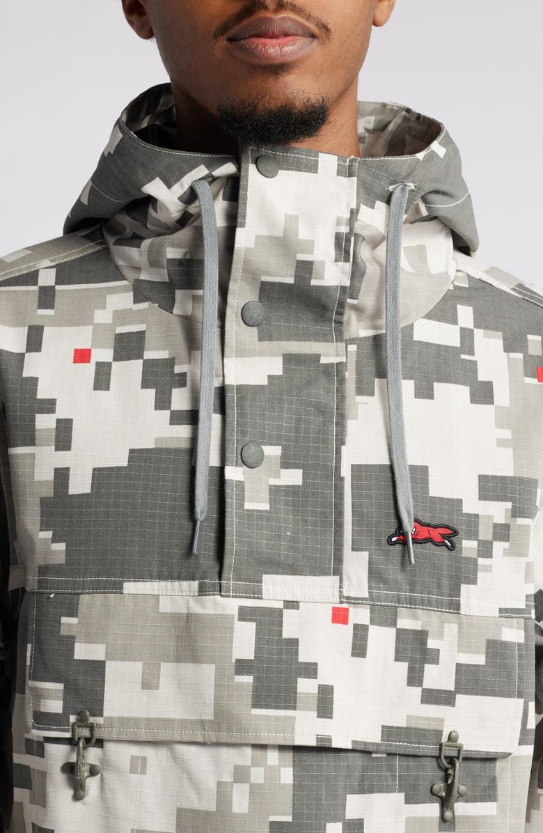 ICECREAM Wind Walker Digital Camo Ripstop Hooded Pullover, Alternate, color, 