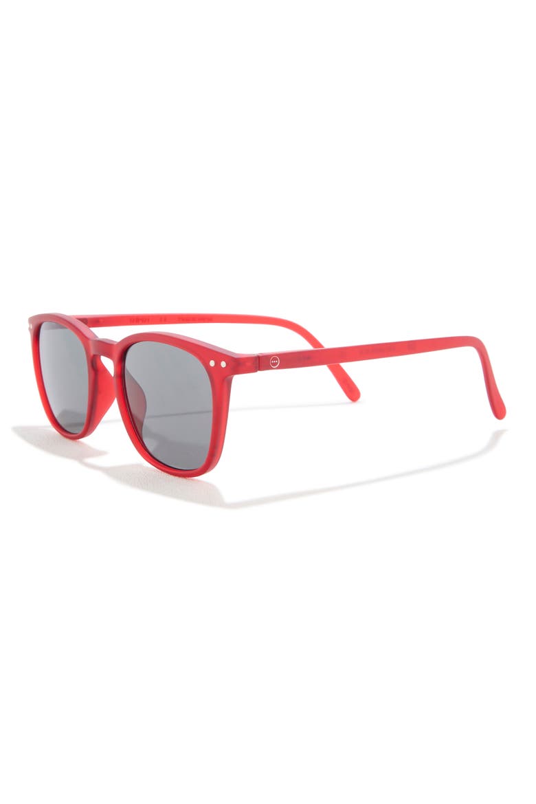 Square Sunglasses, Alternate, color, RED
