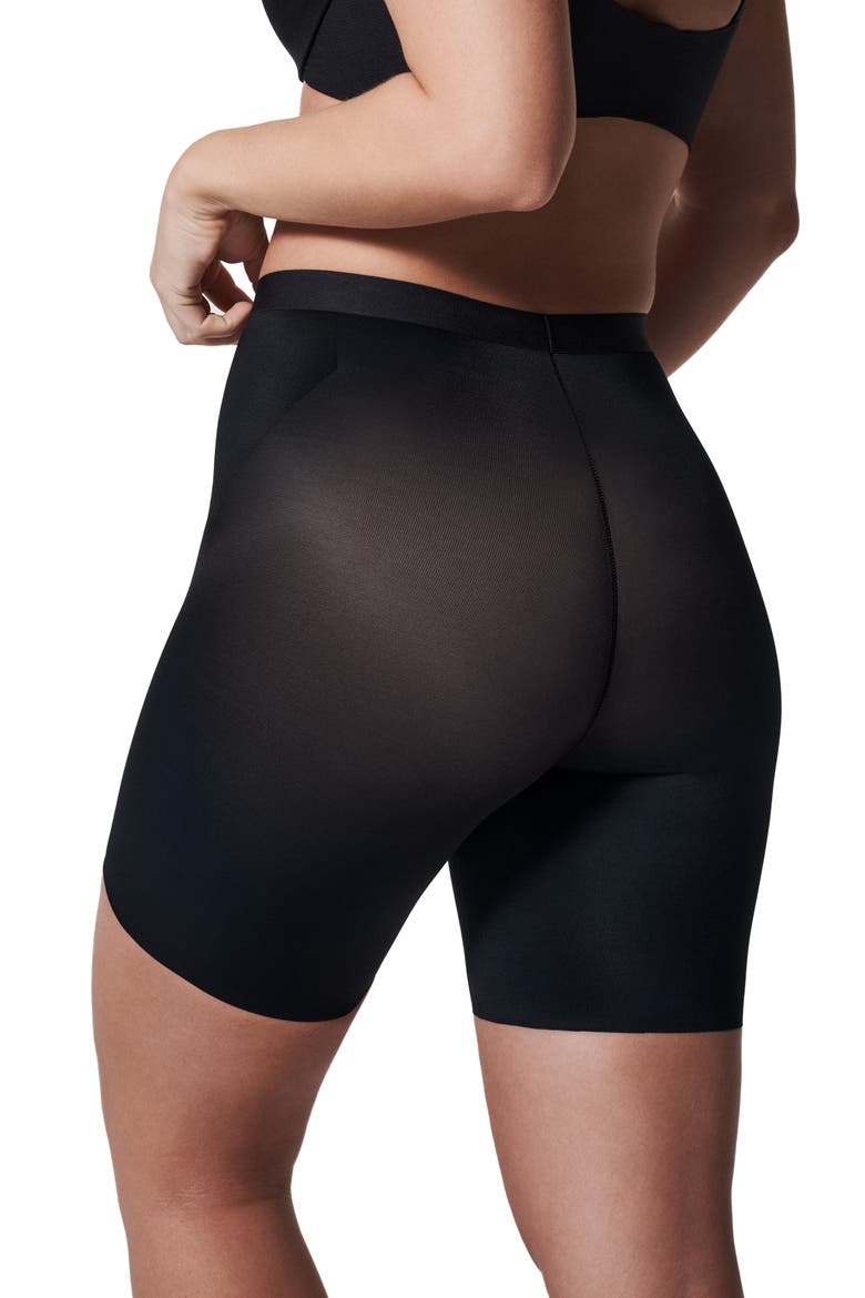 SPANXshape™ Invisible Mid-Thigh Shorts, Alternate, color, VERY BLACK
