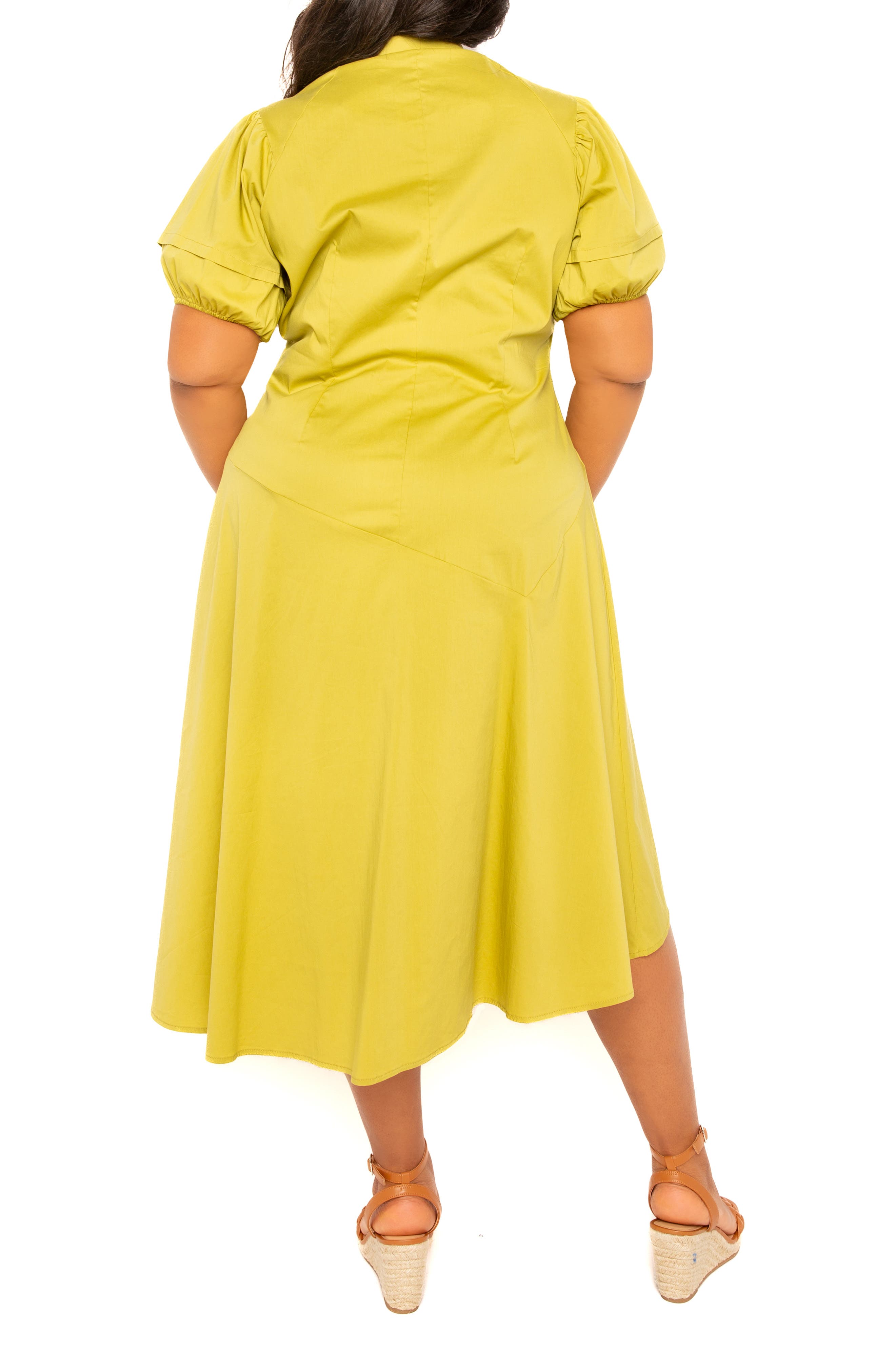 Asymmetric Ruffle Dress - image 4