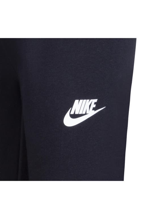 Nike Kids' Long Sleeve Tee & Fleece Joggers Set In Black
