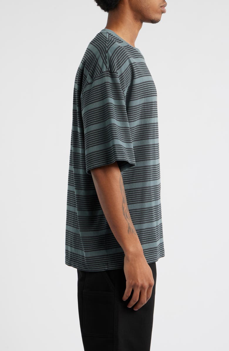 Carhartt Work In Progress Hanson Stripe Cotton Jersey T-Shirt, Alternate, color, Hanson Stripe, Kale Green