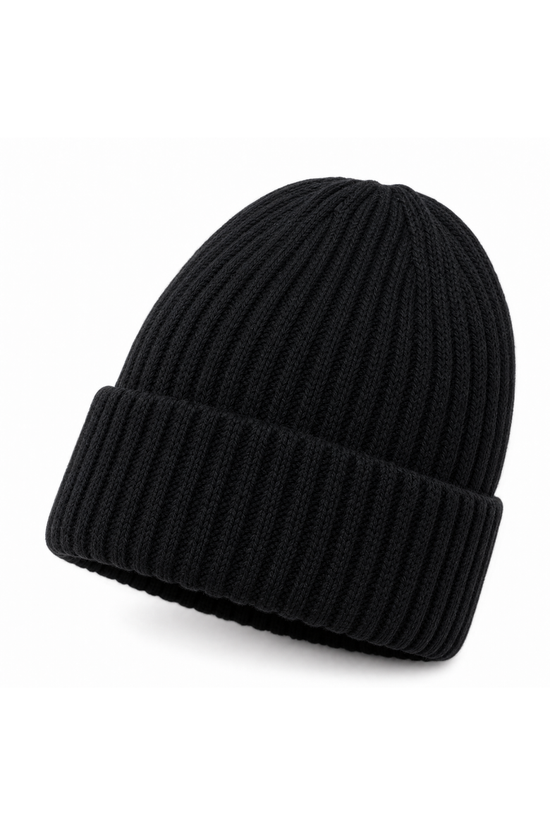 Women's 3-Pack Fleece Lined Rib Knit Beanie Set, Alternate, color, Black/Black/Black