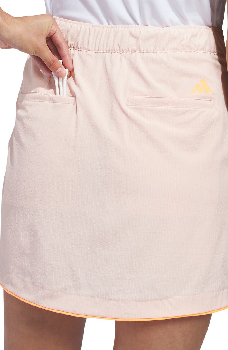 adidas Ultimate Performance Seersucker Skirt, Alternate, color, Blush Pink