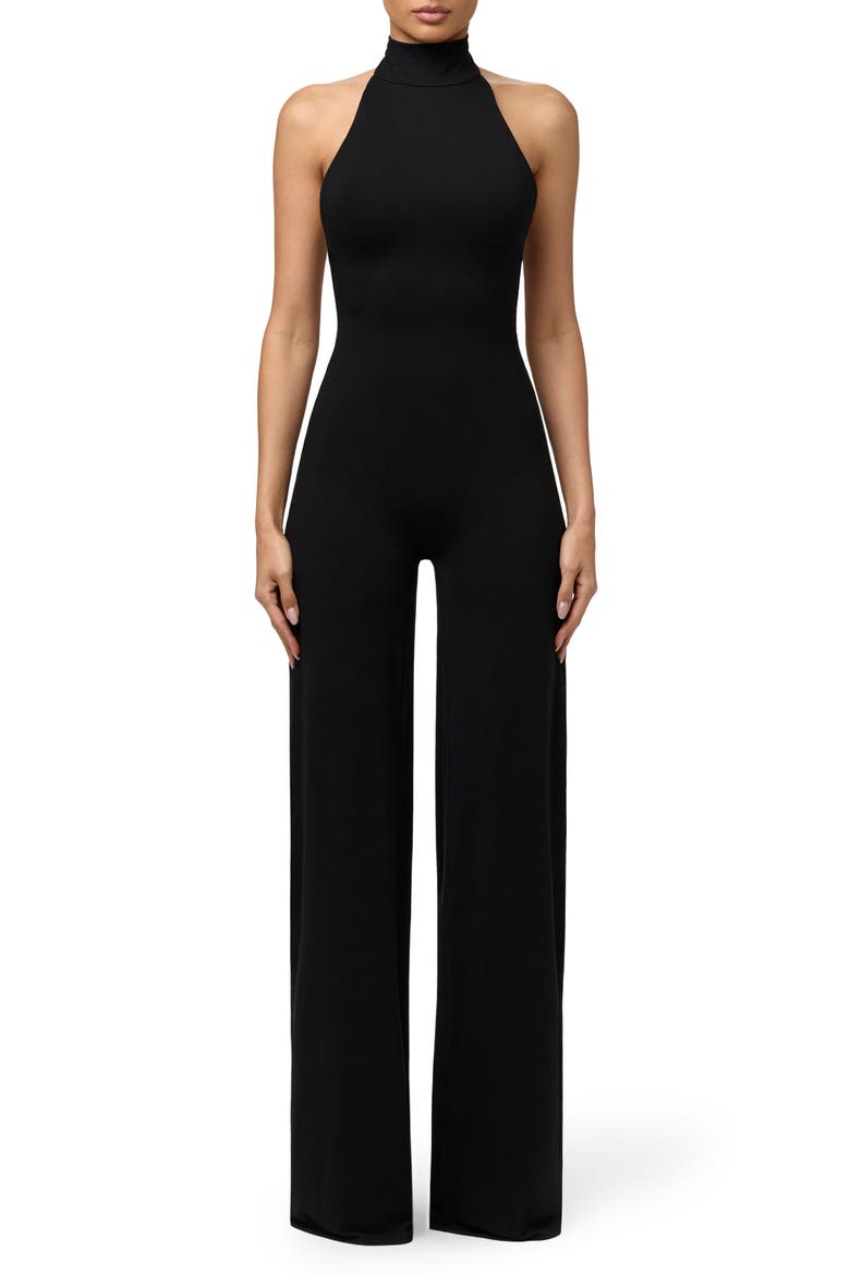 Butter Halter Wide Leg Jumpsuit video