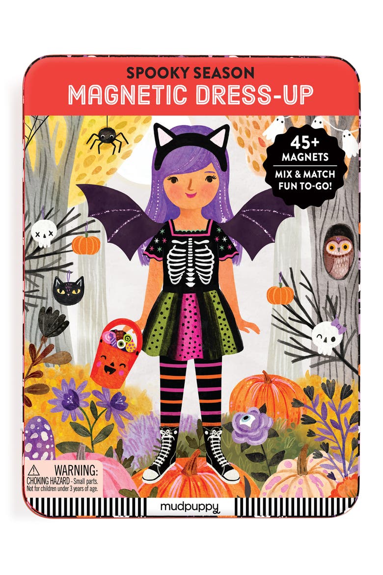 Spooky Season Magnetic Dress-Up Playset, Main, color, MULTI