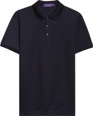 Ralph Lauren Purple Label Embroidered Logo Cotton Piqué Polo