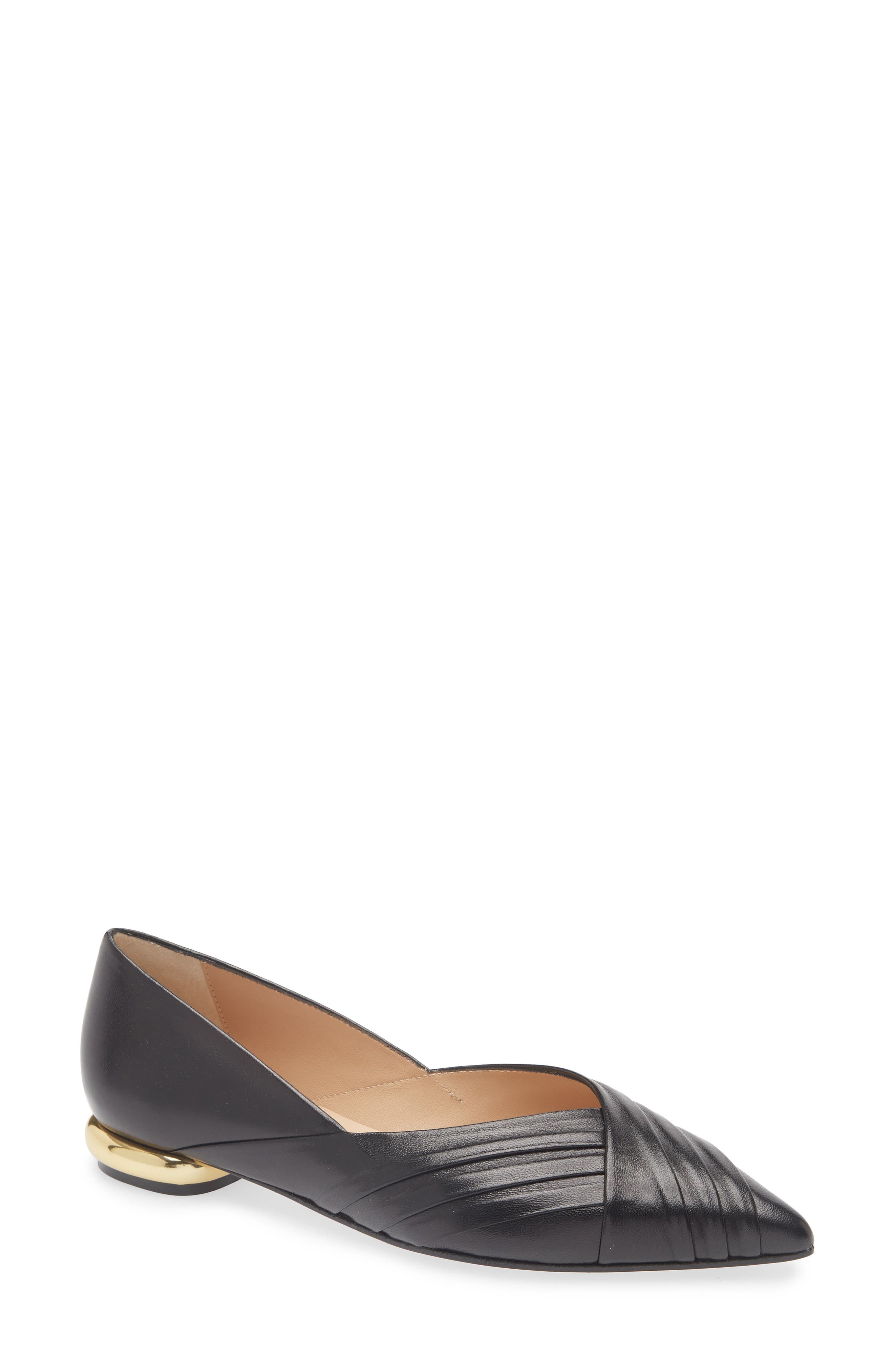 BELLS & BECKS Laura Pointed Toe Flat, Main, color, 