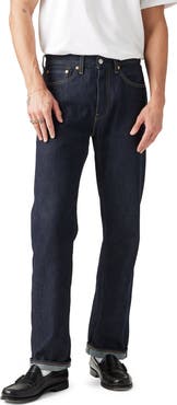 Levi's® 505™ Relaxed Straight Leg Selvedge Jeans
