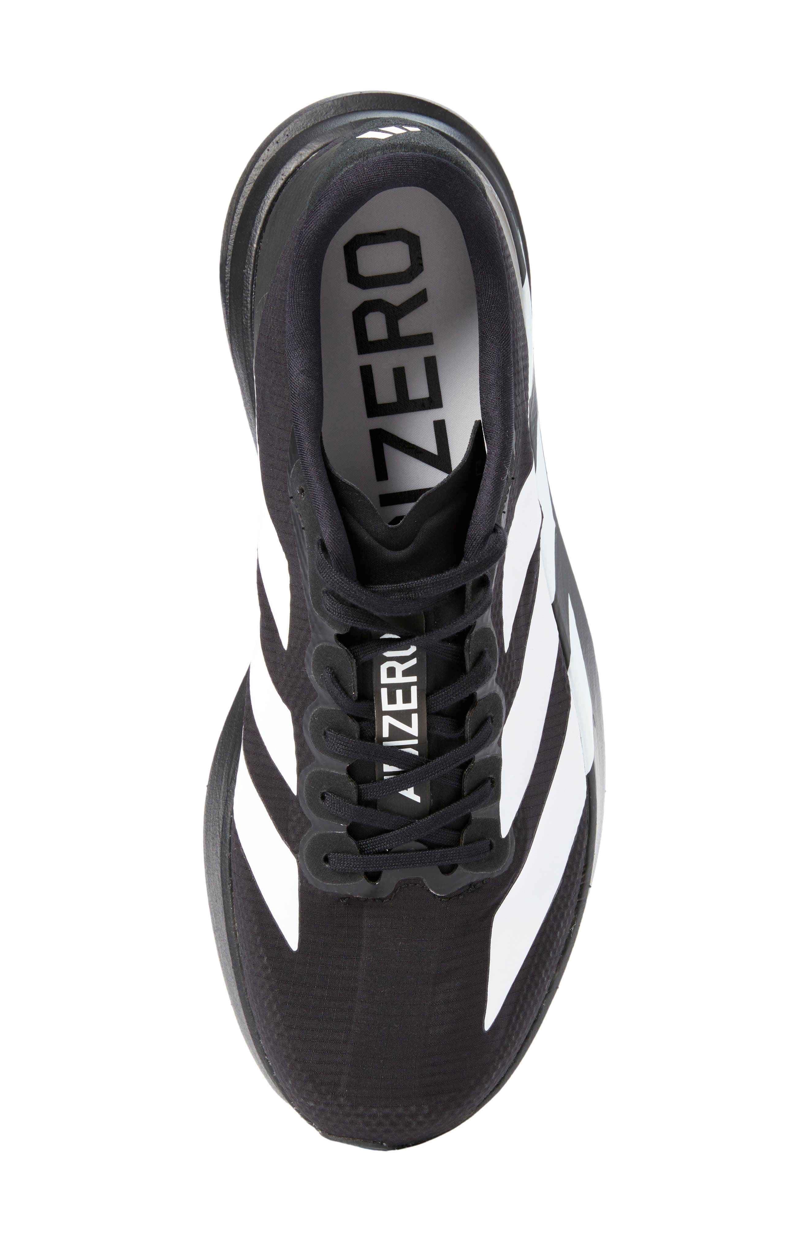 adidas Adizero Evo SL Running Shoe, Alternate, color, Core Black/ White/ Carbon