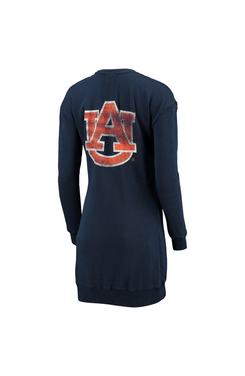 GAMEDAY COUTURE Women's Gameday Couture Navy Auburn Tigers 2-Hit Sweatshirt Dress, Alternate, color, 