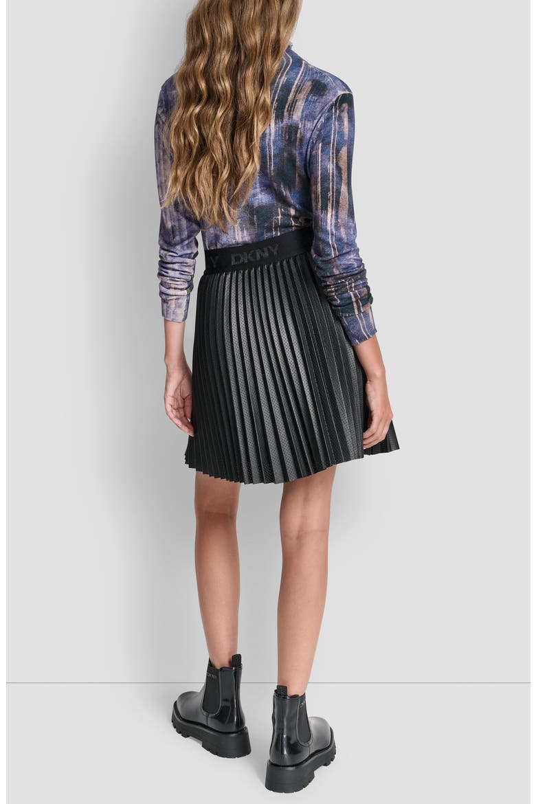 Pleated Faux Leather Miniskirt (Women) | Nordstrom