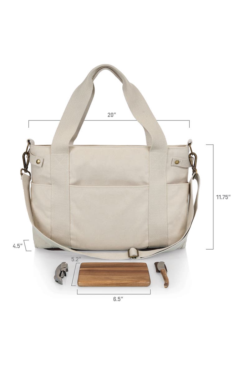Temecula Wine Insulated Tote Bag, Alternate, color, WHITE