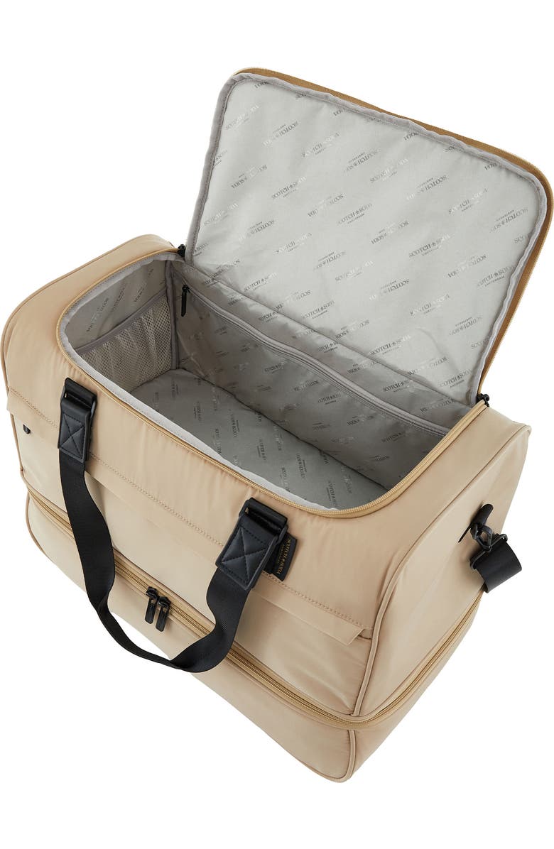 Scotch & Soda Eindhoven Two-Section Weekender Bag, Alternate, color, Travertine