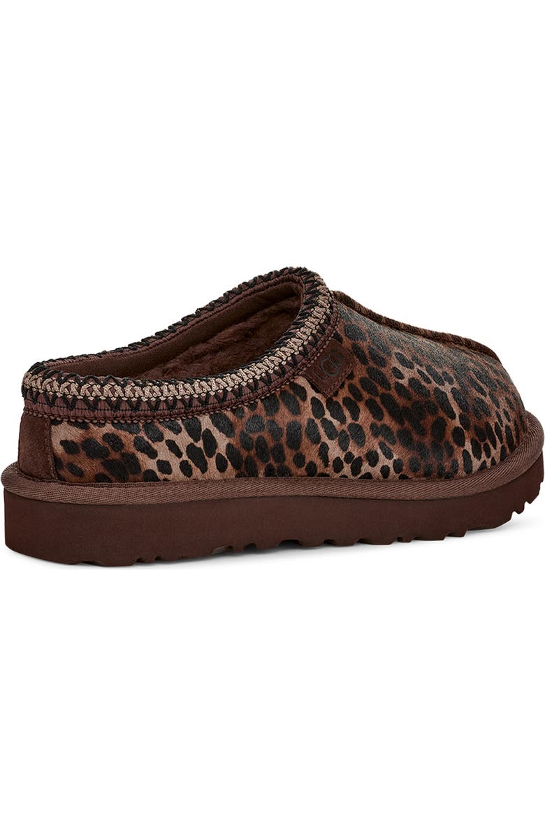 UGG<sup>®</sup> Tasman Caspian Genuine Calf Hair Slipper, Alternate, color, Burnt Cedar