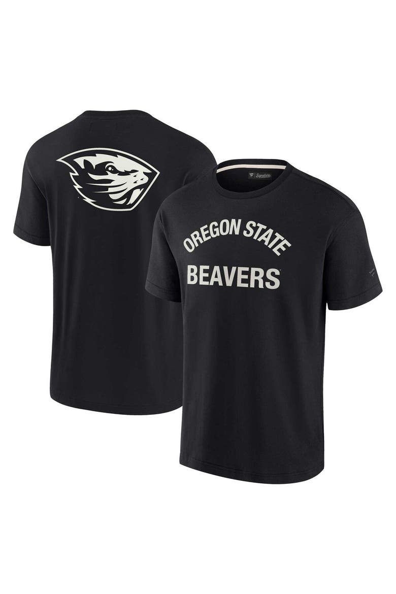 Unisex Fanatics Signature Black Oregon State Beavers Elements Super Soft Short Sleeve T-Shirt, Main, color, Black