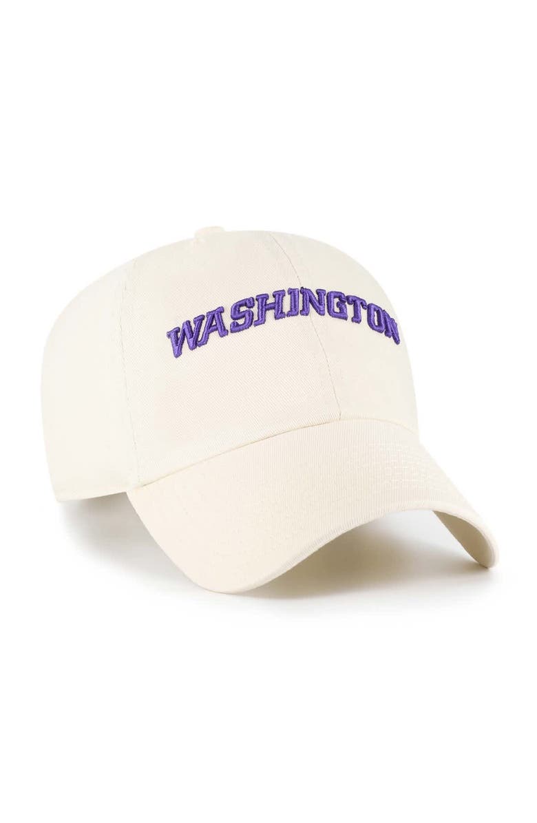 '47 Men's '47 Sand Washington Huskies Clean Up Adjustable Hat, Alternate, color, 