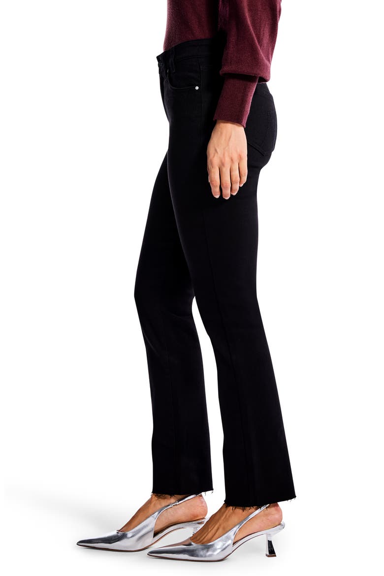 Ankle Straight Leg Jeans, Alternate, color, BLACK DENIM