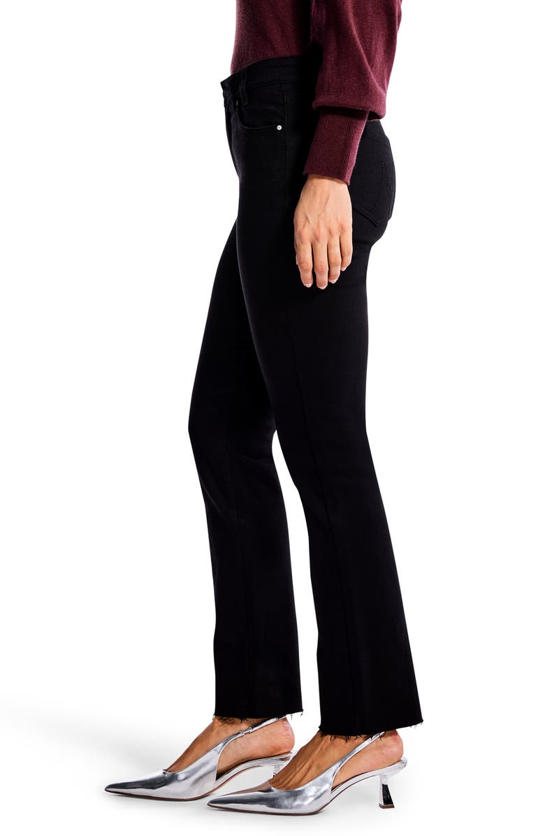 NIC+ZOE Ankle Straight Leg Jeans, Alternate, color, Black Denim