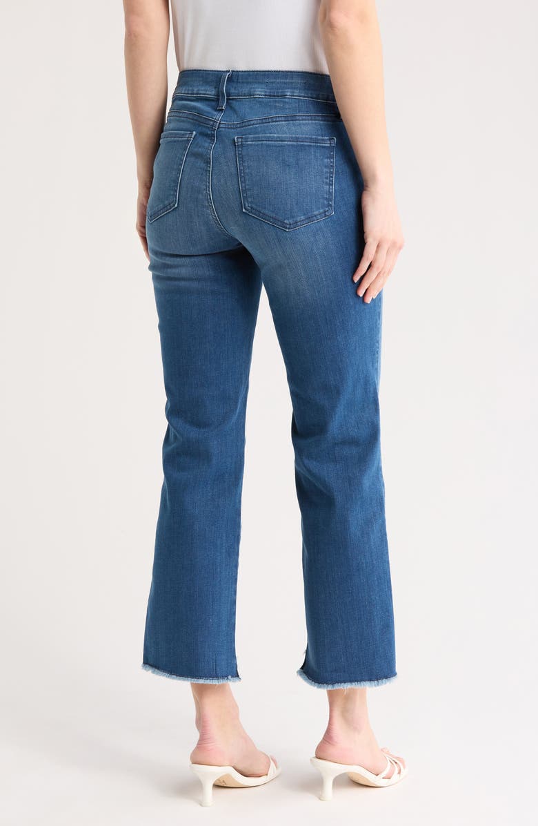 NYDJ Marilyn Frayed Step Hem Ankle Straight Leg Jeans, Alternate, color,