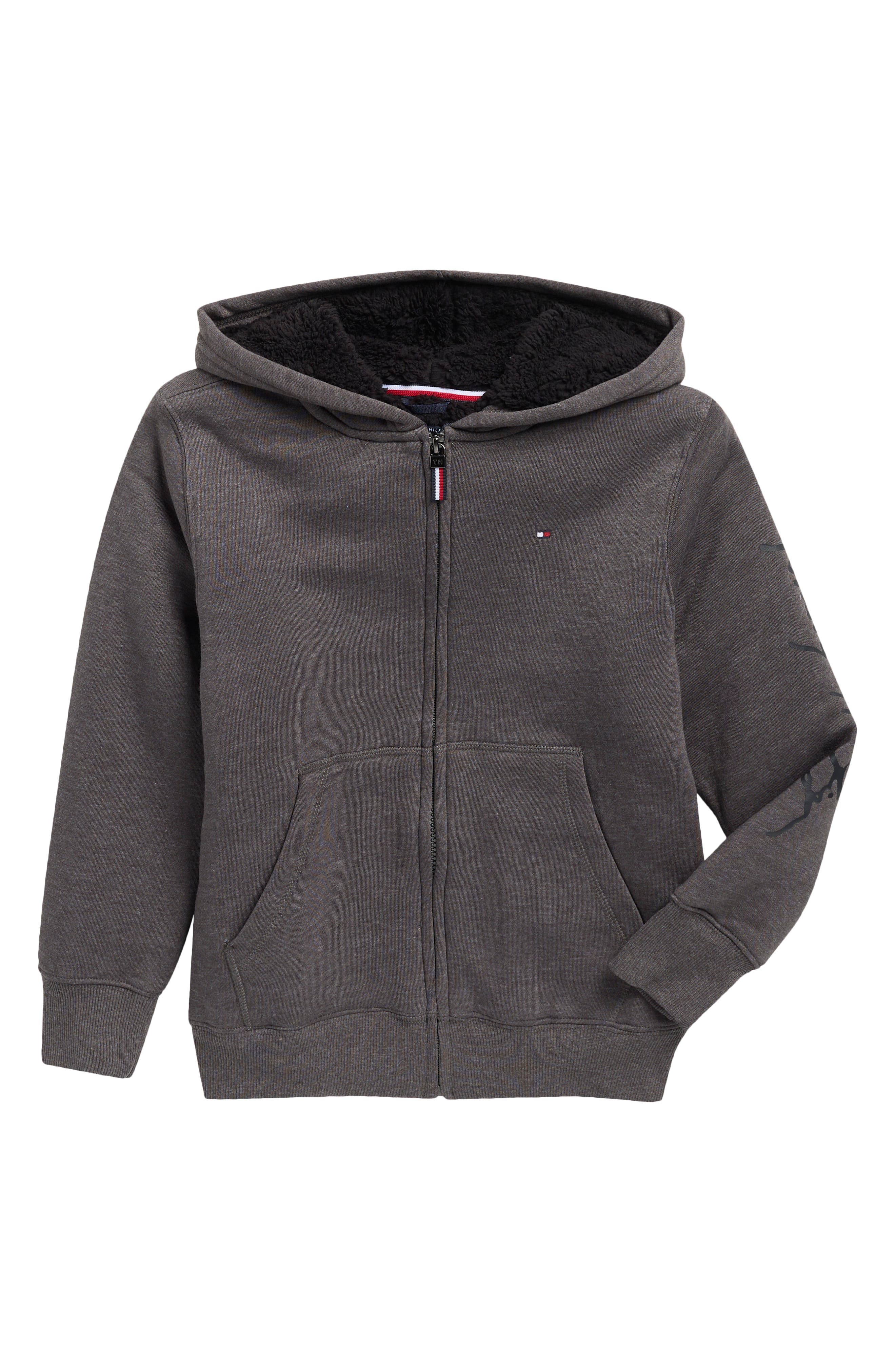 Kids' Signature Faux Fur Lined Full Zip Hoodie