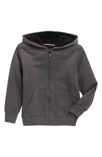 Kids' Signature Faux Fur Lined Full Zip Hoodie