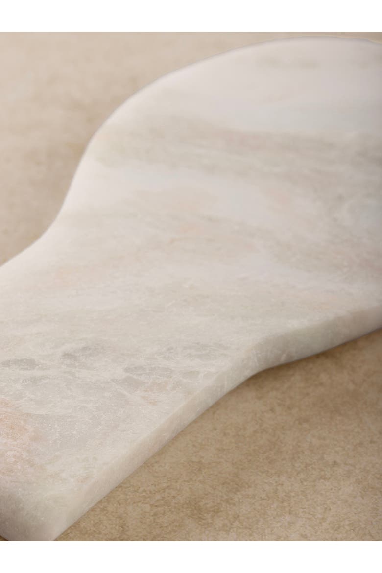 Machu Picchu Onyx Spoon Rest, Alternate, color, Ivory White