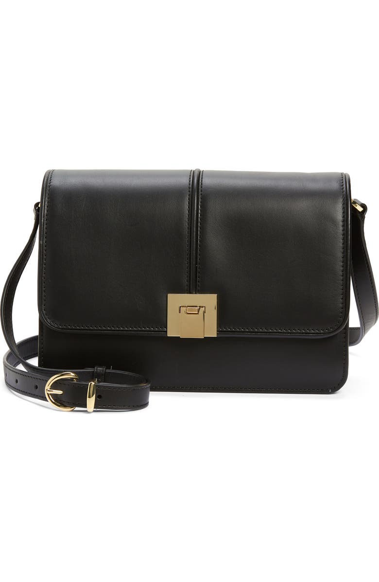 & Other Stories Leather Crossbody Bag, Main, color,