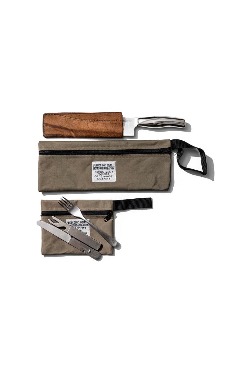 PUEBCO Laminated Fabric Pouch, Alternate, color, 