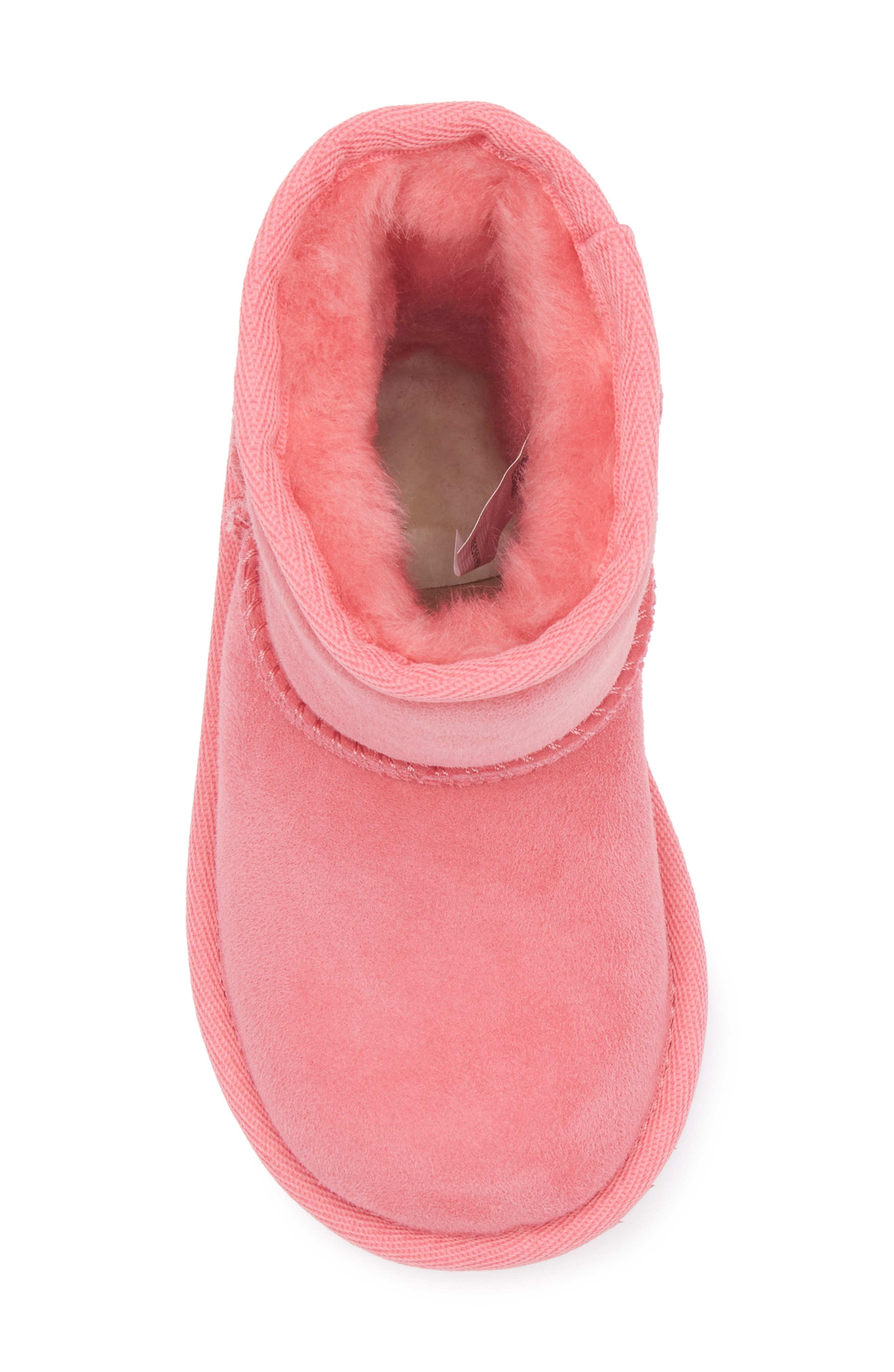 UGG<sup>®</sup> Kids' Classic Short II Water Resistant Genuine Shearling Boot, Alternate, color, Pink Bloom
