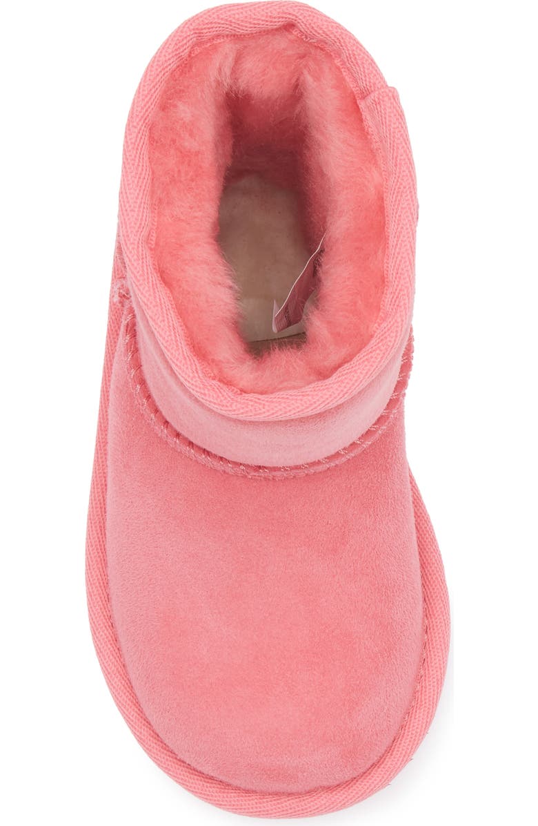 UGG<sup>®</sup> Kids' Classic Short II Water Resistant Genuine Shearling Boot, Alternate, color, Pink Bloom