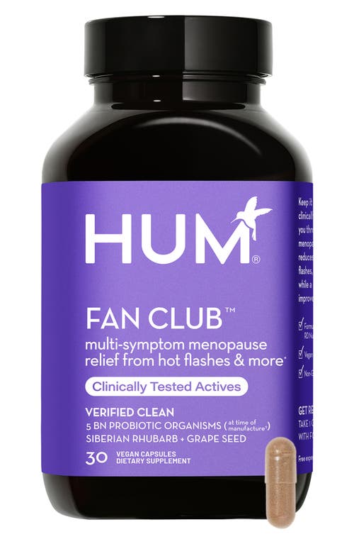 Hum Nutrition Fan Club™ Multi-symptom Relief for Perimenopause + Menopause Supplement 