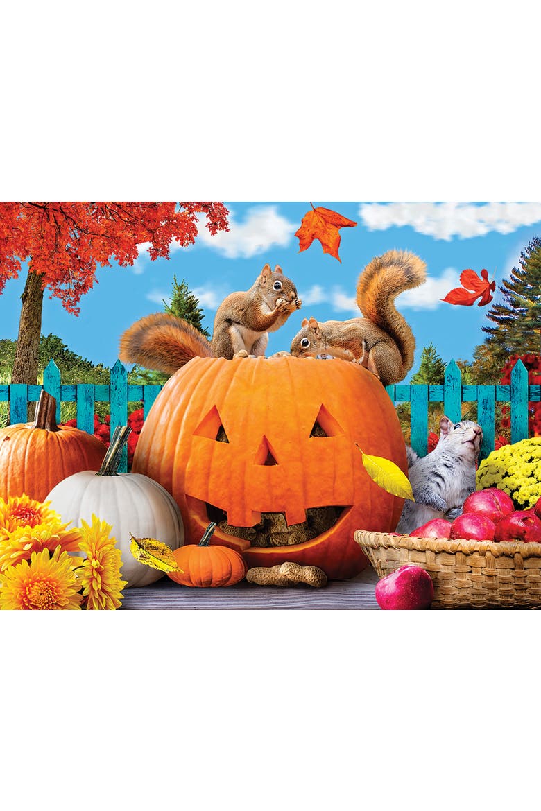 Fall Feast 500 piece Jigsaw Puzzle for Adults, Alternate, color, Multicolor
