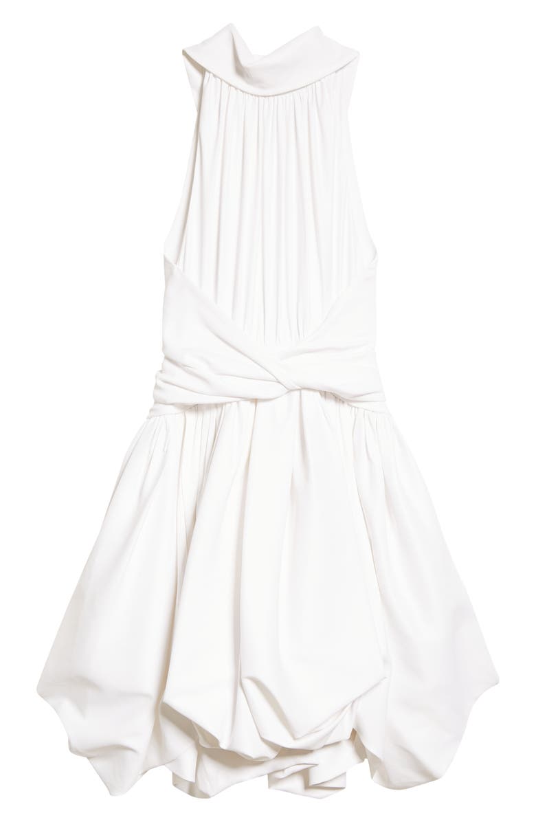 Proenza Schouler Bubble Skirt Technical Cotton Dress, Alternate, color,