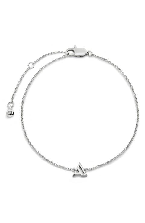 Initial Pendant Bracelet