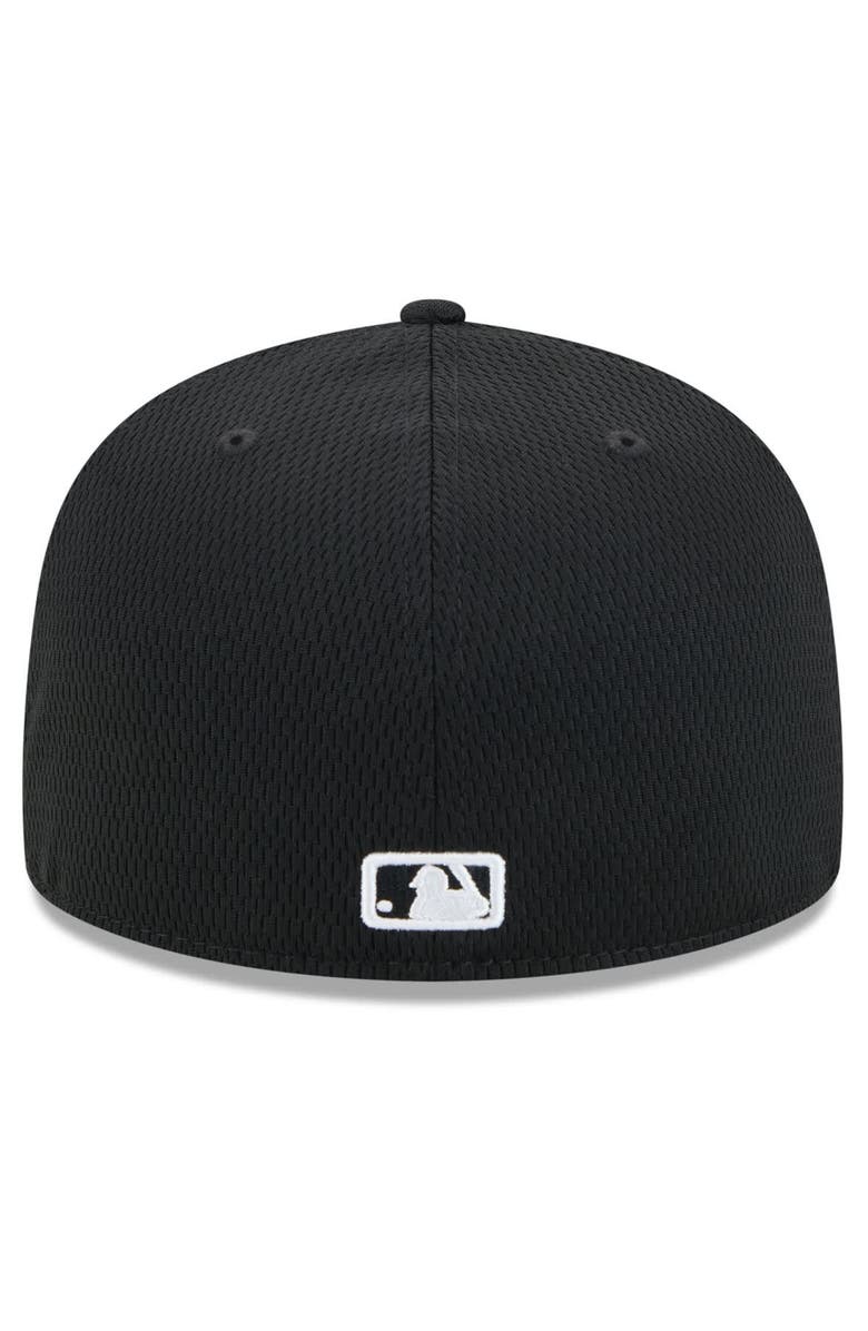 New Era Men's New Era Black Chicago White Sox 2025 MLB Clubhouse 59FIFTY Fitted Hat, Alternate, color, 