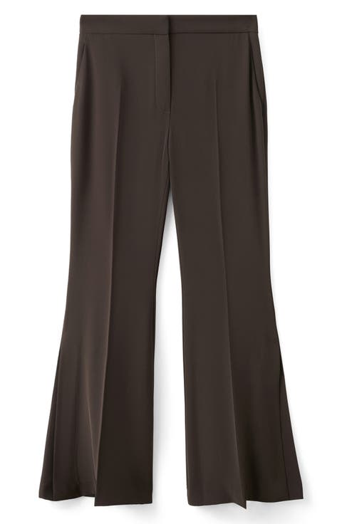 Flowy Slit Flare Pants