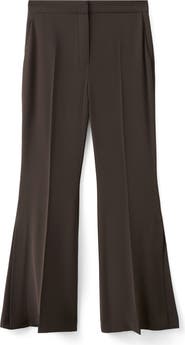 MANGO Flowy Slit Flare Pants