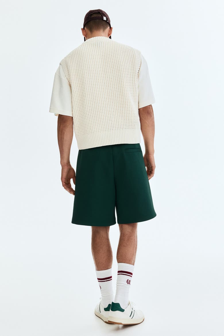Relaxed-fit Shorts, Alternate, color, Green/white