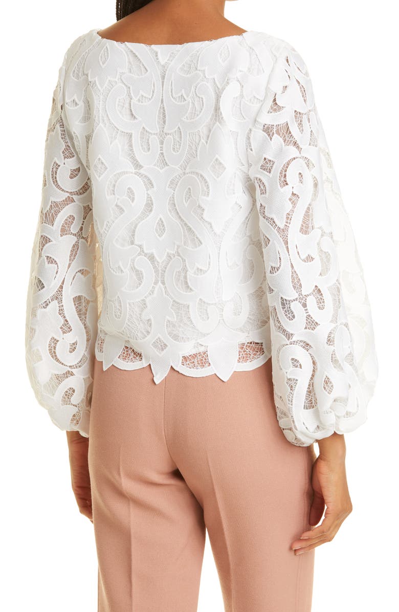 Milly Beverly Lace Top, Alternate, color,