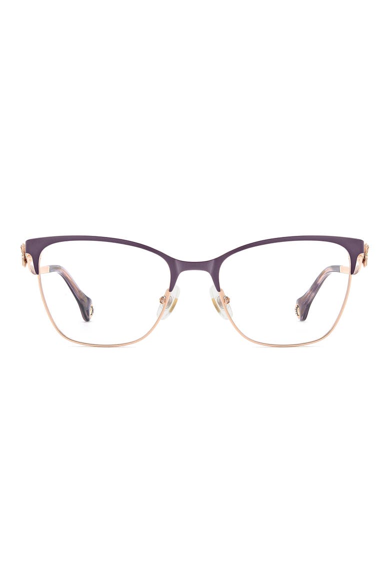 54mm Cat Eye Reading Glasses, Main, color, VIOLET GOLD
