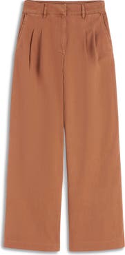 Boden Kensington Wide Leg Cotton Pants