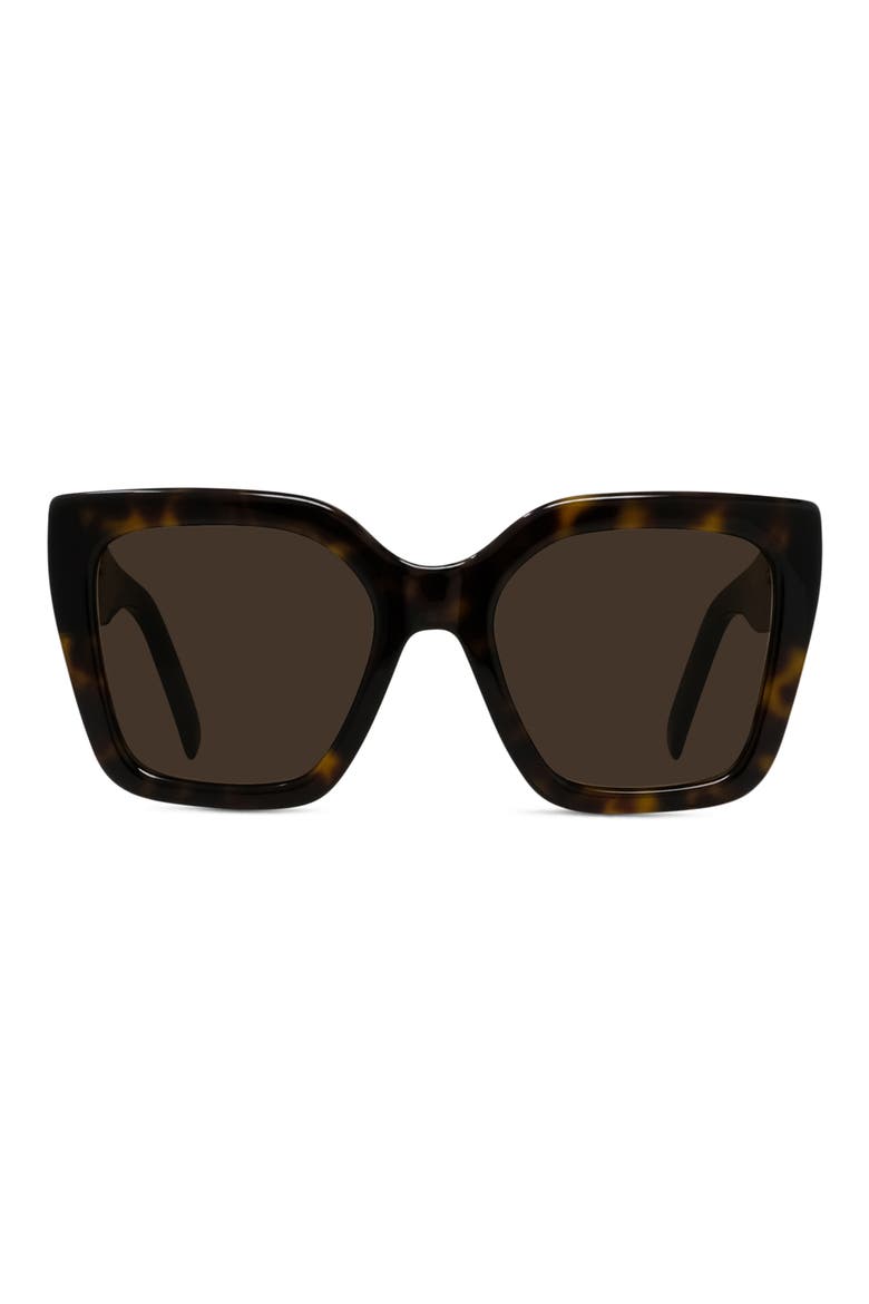 Bold 53mm Square Sunglasses, Main, color, DARK HAVANA / BROWN