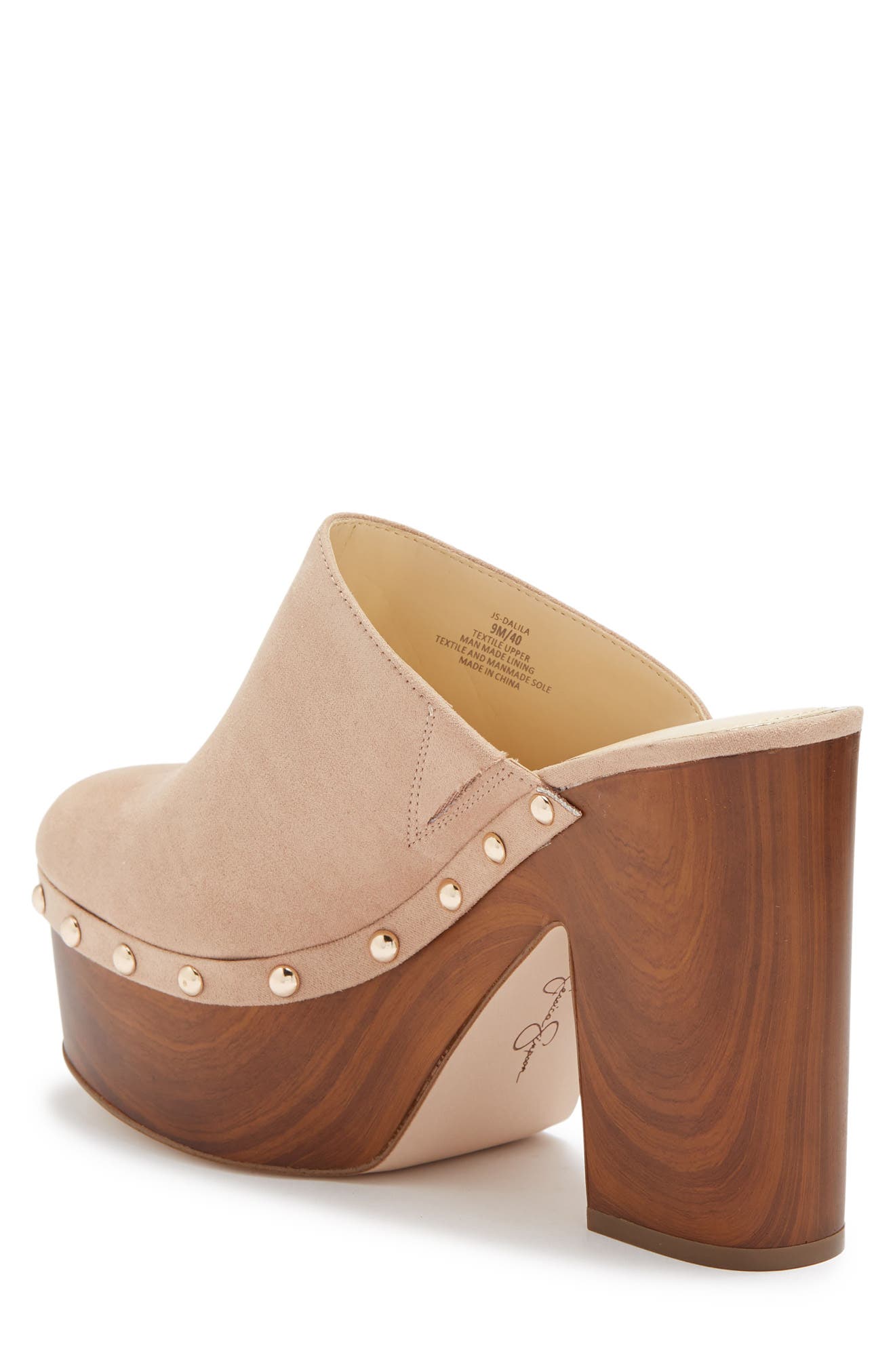 Dalila Platform Clog, Alternate, color, CHAYA BEIGE SUPREME MICROSUEDE