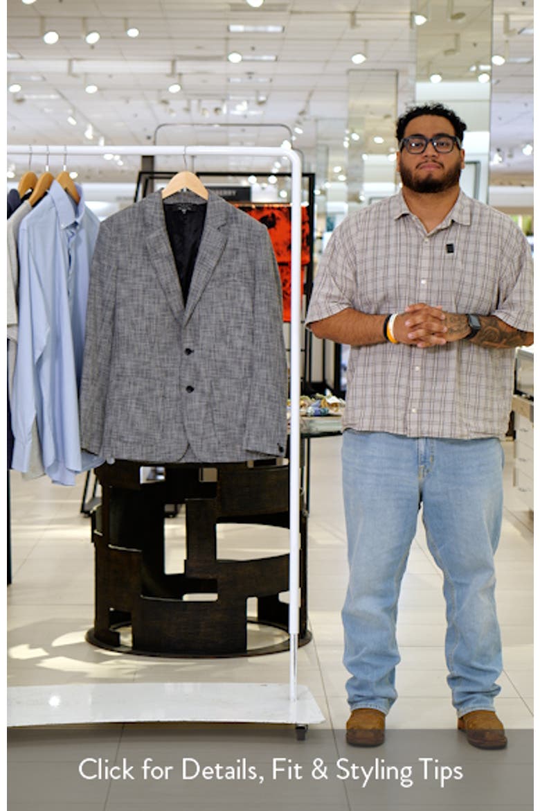 Butler Classic Fit Marl Stretch Cotton Blend Sport Coat video