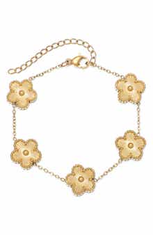 Adornia Clover Station Bracelet