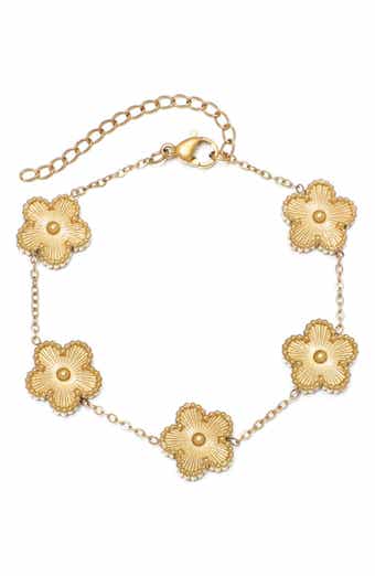 Adornia Clover Station Bracelet